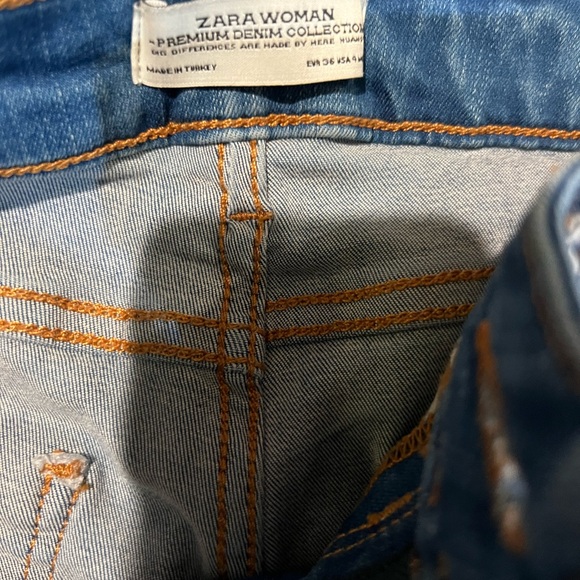 Zara Premium Denim Collection Medium Wash Midrise Jeans, Women’s Size 4 - Picture 6 of 6